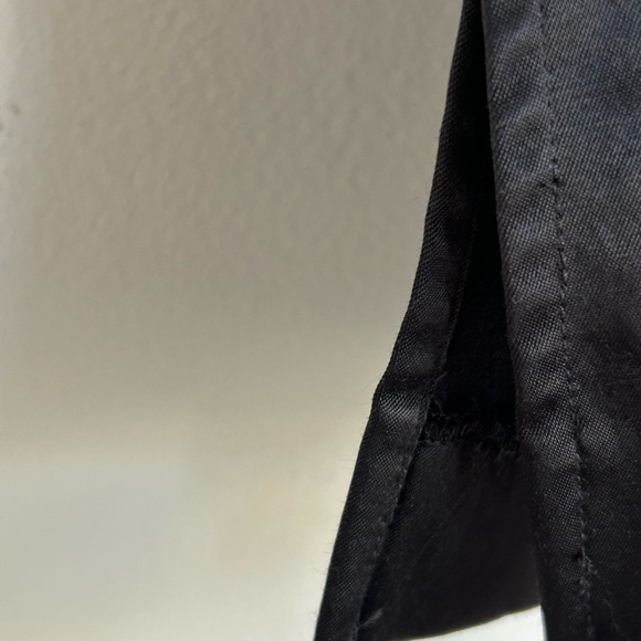 NOS Y2K Black Belted Mini Skirt Vintage Whimsigoth Grunge Goth Vamp 90s - Picture 4 of 6